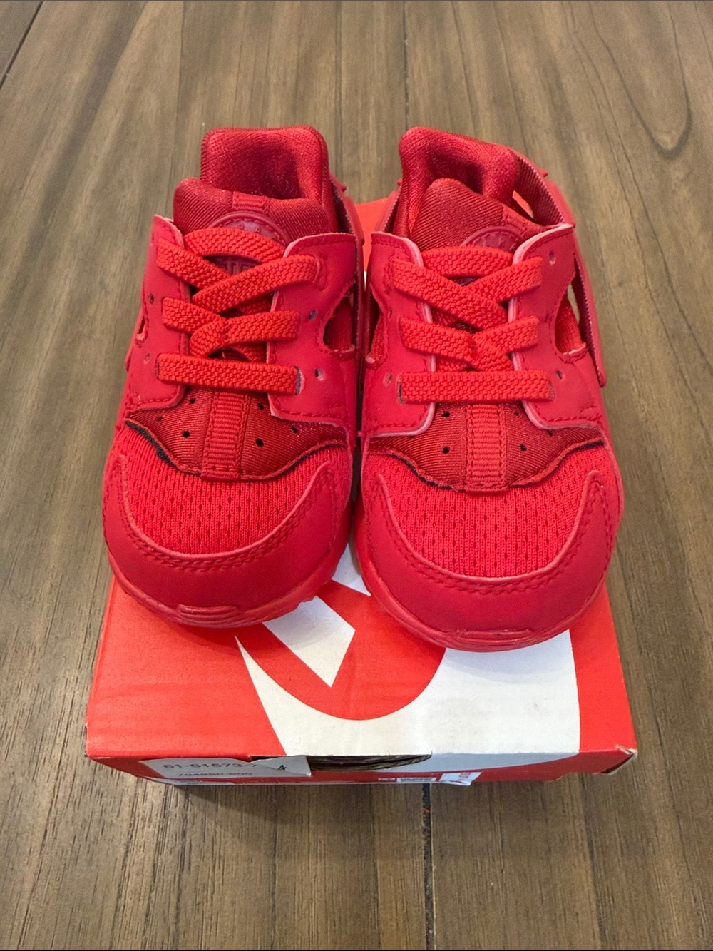 Nike Huarache Kids Red Shoes-Brand New!